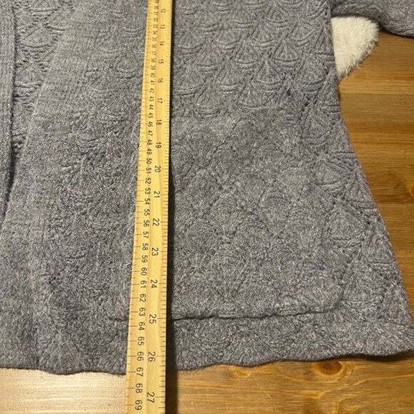 NWT Coco + Carmen Womens Gray Calypso Open Cardigan Knitted Sweater Size L/XL - Picture 11 of 11